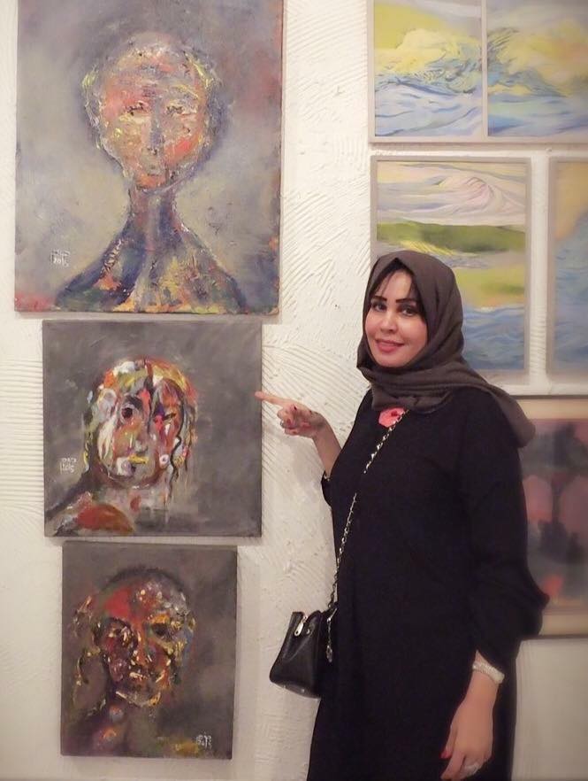 قراءة إبداعية في لوحة ''ترانيم'' للفنانة التشكيلية السعودية جواهر السيد